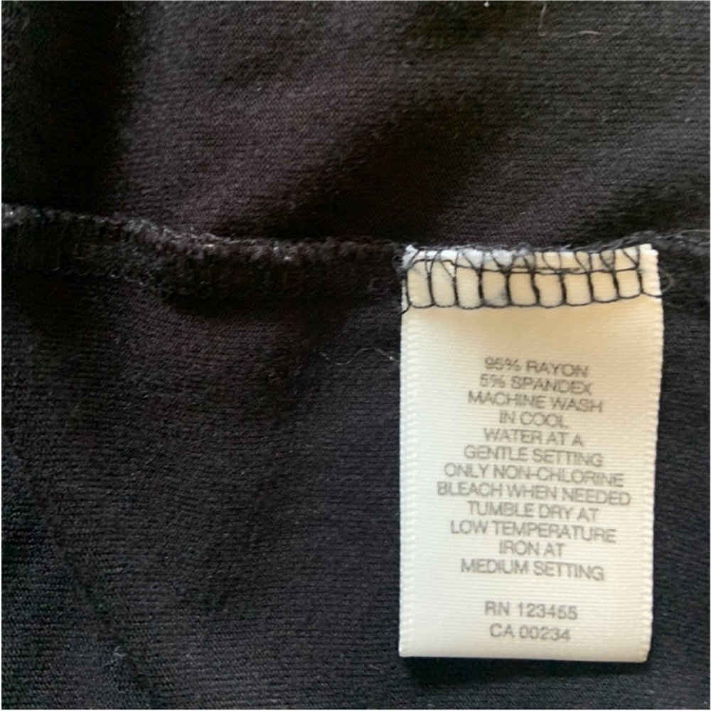 Lord & Taylor Black Sleeveless jersey Maxi Dress - Picture 7 of 9
